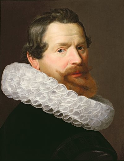 Portrait of a Man Wearing a Ruff by Dutch School